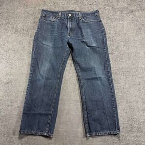 Levi's 559 Relaxed Straight Jeans Mens 38x29 Blue Denim Dark Wash Mid Rise
